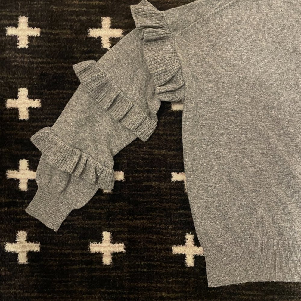 J. Crew Ruffle Sleeve Sweater - Picture 3 of 7